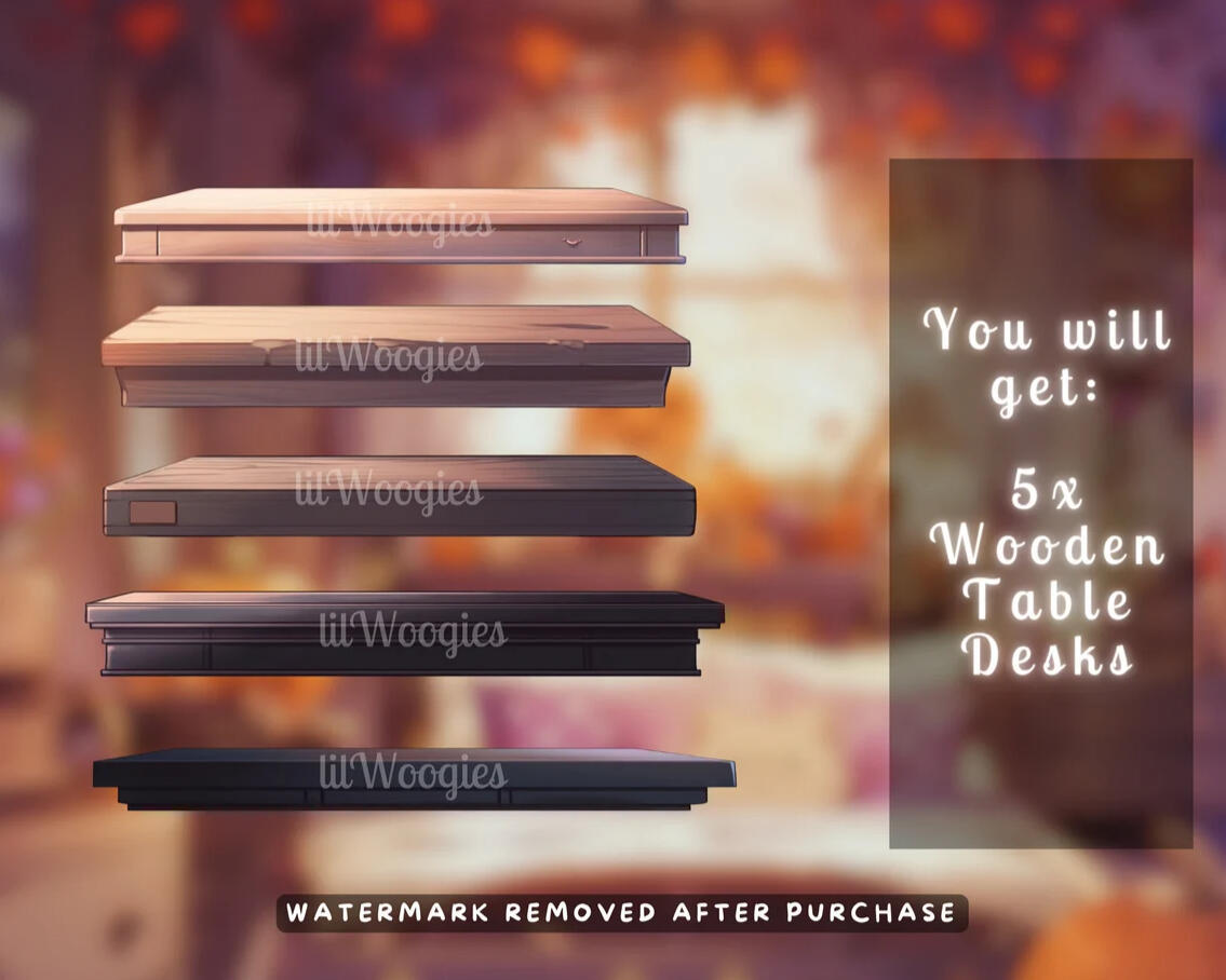 Wooden Table Desks BY Lil Woogies